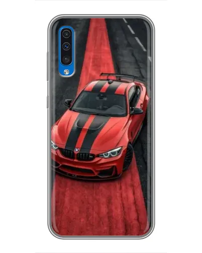 Чехол для Samsung Galaxy A50 2019 (A505F) с картинкой «BMW на красной дорожке»