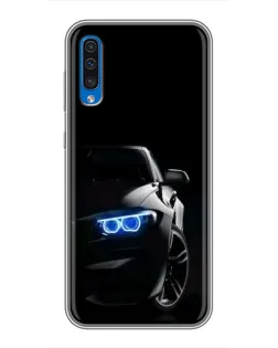 Чохол для Samsung Galaxy A50 2019 (A505F) з картинкою «BMW — нічний погляд»