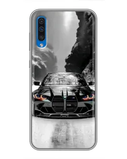 Чохол для Samsung Galaxy A50 2019 (A505F) з картинкою «BMW — акварельний дрифт»