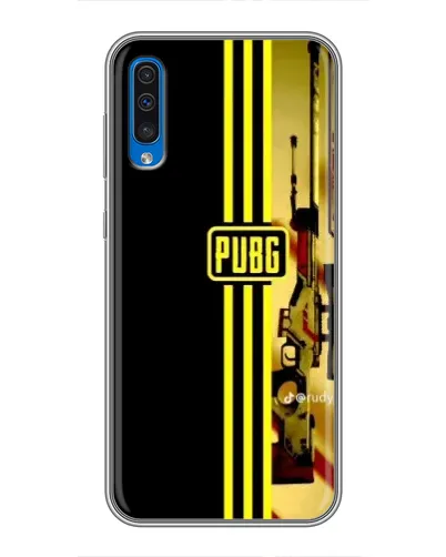 Чехол для Samsung Galaxy A50 2019 (A505F) с картинкой «PUBG — камуфляжный шлем»