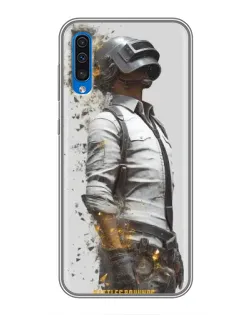 Чехол для Samsung Galaxy A50 2019 (A505F) с картинкой «PUBG — боец в пыли»