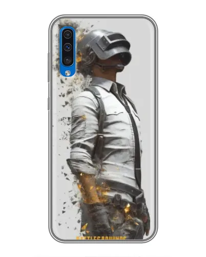 Чехол для Samsung Galaxy A50 2019 (A505F) с картинкой «PUBG — боец в пыли»