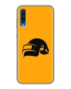 Чехол для Samsung Galaxy A50 2019 (A505F) с картинкой «PUBG — золотой шлем»