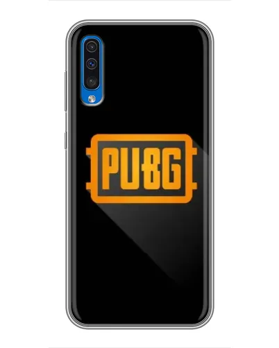 Чехол для Samsung Galaxy A50 2019 (A505F) с картинкой «PUBG — рамка лого»