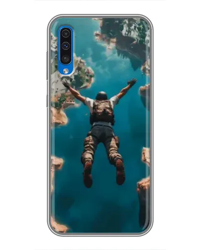 Чехол для Samsung Galaxy A50 2019 (A505F) с картинкой «PUBG — свободное падение»