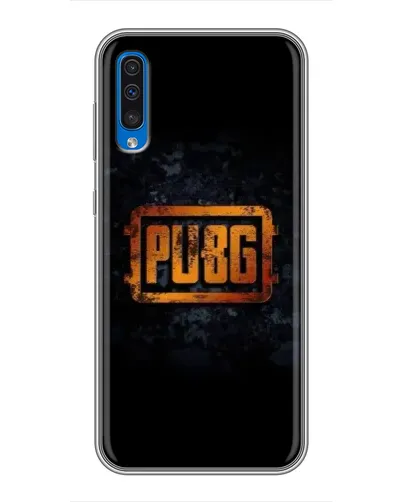 Чехол для Samsung Galaxy A50 2019 (A505F) с картинкой «PUBG — золотой логотип»