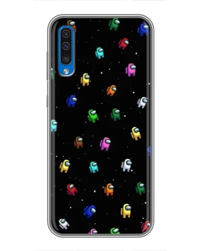 Чехол для Samsung Galaxy A50 2019 (A505F) с картинкой «Экипаж Among Us»