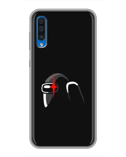 Чехол для Samsung Galaxy A50 2019 (A505F) с картинкой «Among Us шлем»