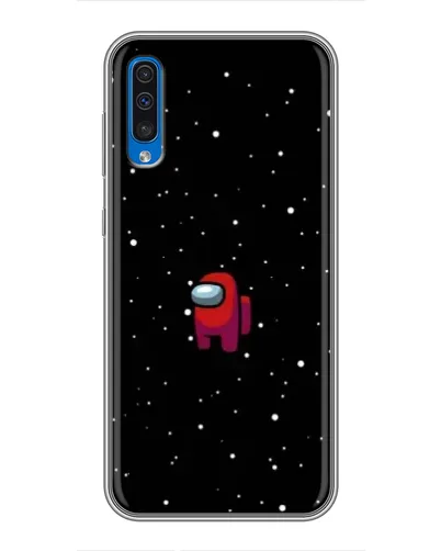 Чехол для Samsung Galaxy A50 2019 (A505F) с картинкой «Красный Among Us»