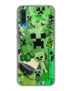 Чохол для Samsung Galaxy A50 2019 (A505F) з картинкою «Кріпери Minecraft» Чохол для Samsung Galaxy A50 2019 (A505F) з картинкою «Кріпери Minecraft»