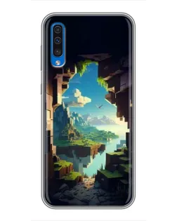 Чехол для Samsung Galaxy A50 2019 (A505F) с картинкой «Вид из пещеры»