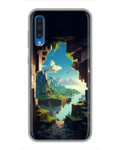Чехол для Samsung Galaxy A50 2019 (A505F) с картинкой «Вид из пещеры»