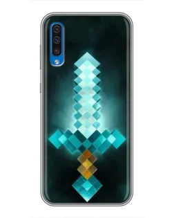 Чехол для Samsung Galaxy A50 2019 (A505F) с картинкой «Алмазный меч неон»