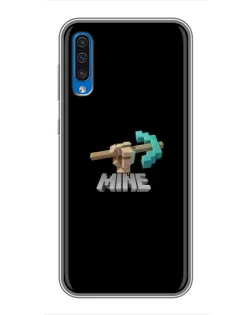 Чехол для Samsung Galaxy A50 2019 (A505F) с картинкой «Алмазная кирка»
