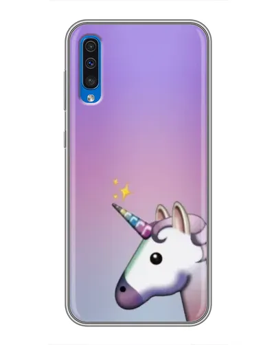 Чехол для Samsung Galaxy A50 2019 (A505F) с картинкой «Единорог градиент» Чехол для Samsung Galaxy A50 2019 (A505F) с картинкой «Единорог градиент»