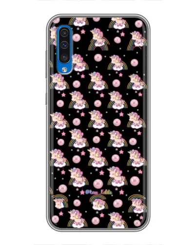 Чехол для Samsung Galaxy A50 2019 (A505F) с картинкой «Magic Unicorn паттерн» Чехол для Samsung Galaxy A50 2019 (A505F) с картинкой «Magic Unicorn паттерн»