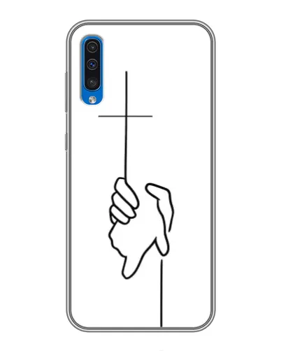 Чехол для Samsung Galaxy A50 2019 (A505F) с картинкой «Рука держит»