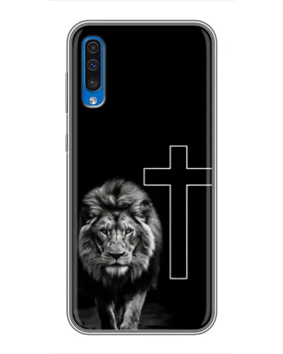 Чехол для Samsung Galaxy A50 2019 (A505F) с картинкой «Лев и Крест»