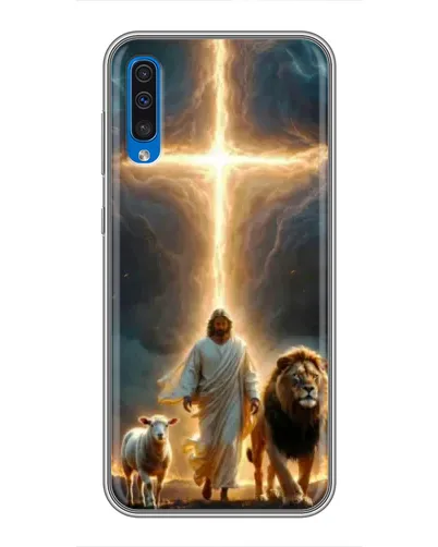 Чехол для Samsung Galaxy A50 2019 (A505F) с картинкой «Лев Иуды и Свет»