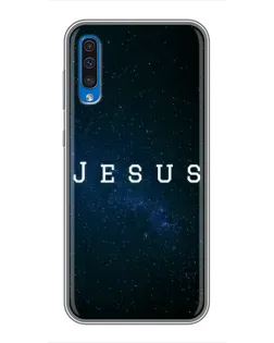 Чехол для Samsung Galaxy A50 2019 (A505F) с картинкой «Звездное небо Jesus»