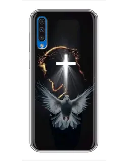 Чехол для Samsung Galaxy A50 2019 (A505F) с картинкой «Голубь и Свет»