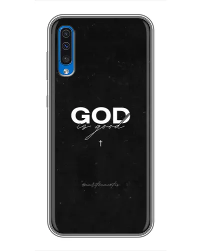 Чехол для Samsung Galaxy A50 2019 (A505F) с картинкой «GOD — Бог над всем»