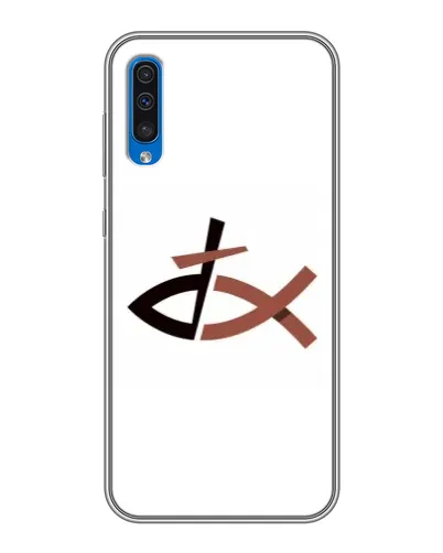 Чехол для Samsung Galaxy A50 2019 (A505F) с картинкой «Рыба и крест»