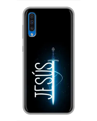 Чехол для Samsung Galaxy A50 2019 (A505F) с картинкой «Меч Духа Jesus»
