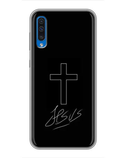 Чохол для Samsung Galaxy A50 2019 (A505F) з картинкою «Графічний хрест Jesus» Чохол для Samsung Galaxy A50 2019 (A505F) з картинкою «Графічний хрест Jesus»