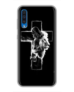 Чохол для Samsung Galaxy A50 2019 (A505F) з картинкою «Сяючий хрест Jesus»