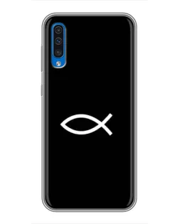 Чохол для Samsung Galaxy A50 2019 (A505F) з картинкою «Символ риби Jesus»