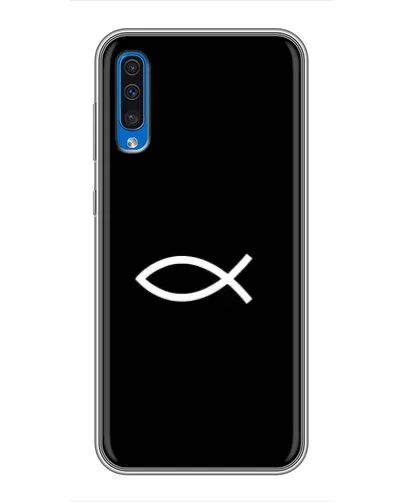 Чохол для Samsung Galaxy A50 2019 (A505F) з картинкою «Символ риби Jesus» Чохол для Samsung Galaxy A50 2019 (A505F) з картинкою «Символ риби Jesus»