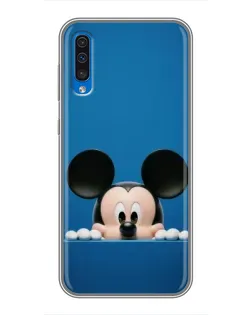 Чехол для Samsung Galaxy A50 2019 (A505F) с картинкой «Микки выглядывает»