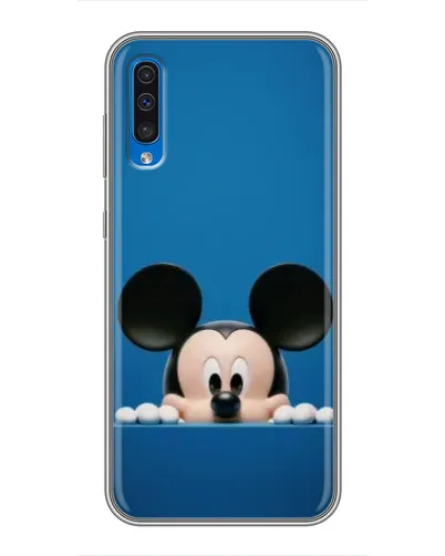Чехол для Samsung Galaxy A50 2019 (A505F) с картинкой «Микки выглядывает» Чехол для Samsung Galaxy A50 2019 (A505F) с картинкой «Микки выглядывает»