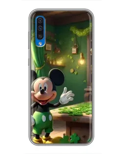 Чехол для Samsung Galaxy A50 2019 (A505F) с картинкой «Микки в мастерской»