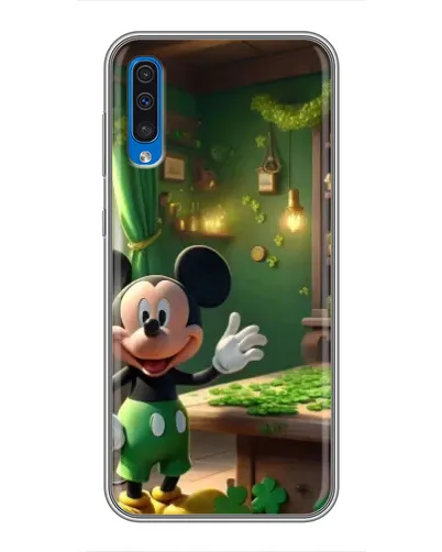 Чехол для Samsung Galaxy A50 2019 (A505F) с картинкой «Микки в мастерской» Чехол для Samsung Galaxy A50 2019 (A505F) с картинкой «Микки в мастерской»