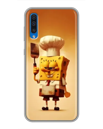 Чехол для Samsung Galaxy A50 2019 (A505F) с картинкой «Губка Боб повар»