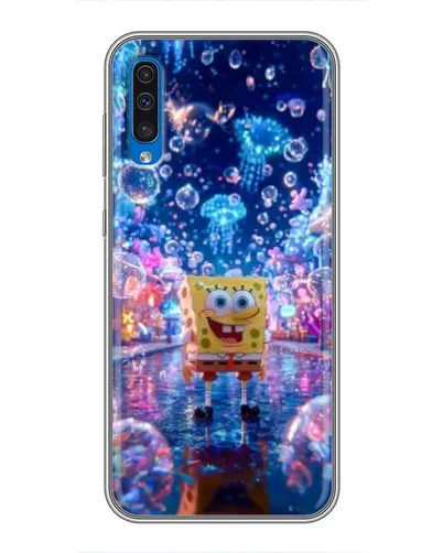 Чехол для Samsung Galaxy A50 2019 (A505F) с картинкой «Неоновый океан»