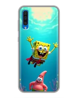 Чохол для Samsung Galaxy A50 2019 (A505F) з картинкою «Спанч Боб під водою»