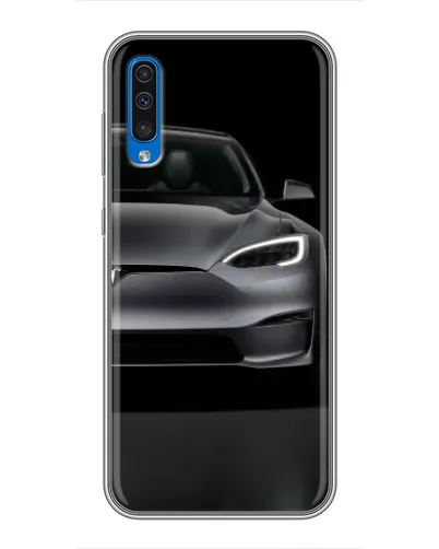 Чехол для Samsung Galaxy A50 2019 (A505F) с картинкой «Tesla Model S Look»