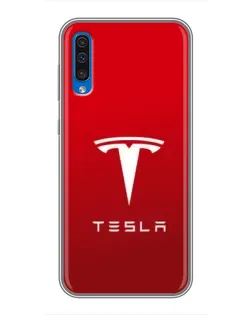 Чехол для Samsung Galaxy A50 2019 (A505F) с картинкой «Tesla Red Classic»