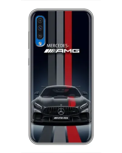Чехол для Samsung Galaxy A50 2019 (A505F) с картинкой «Mercedes — белый карбон» Чехол для Samsung Galaxy A50 2019 (A505F) с картинкой «Mercedes — белый карбон»