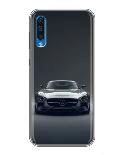 Чехол для Samsung Galaxy A50 2019 (A505F) с картинкой «Mercedes на черном» Чехол для Samsung Galaxy A50 2019 (A505F) с картинкой «Mercedes на черном»