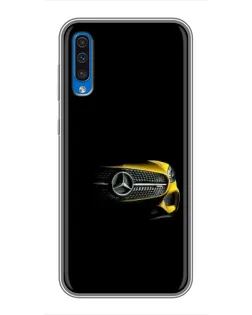 Чехол для Samsung Galaxy A50 2019 (A505F) с картинкой «Mercedes — ретро стиль»