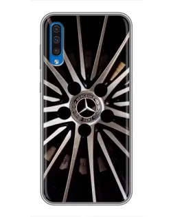 Чехол для Samsung Galaxy A50 2019 (A505F) с картинкой «Диск Mercedes»