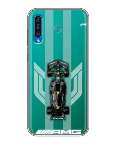 Чехол для Samsung Galaxy A50 2019 (A505F) с картинкой «Mercedes AMG Petronas» Чехол для Samsung Galaxy A50 2019 (A505F) с картинкой «Mercedes AMG Petronas»