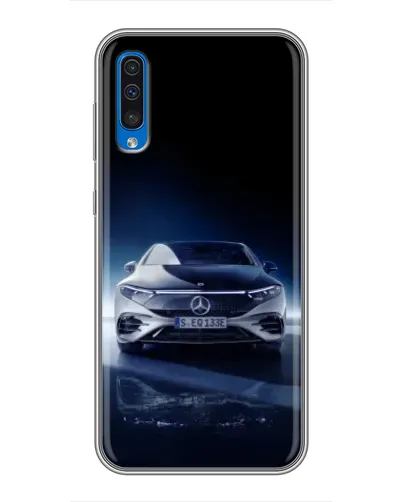 Чехол для Samsung Galaxy A50 2019 (A505F) с картинкой «Ночной Mercedes EQ» Чехол для Samsung Galaxy A50 2019 (A505F) с картинкой «Ночной Mercedes EQ»