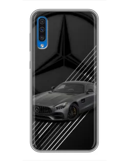 Чехол для Samsung Galaxy A50 2019 (A505F) с картинкой «Mercedes AMG — графика»