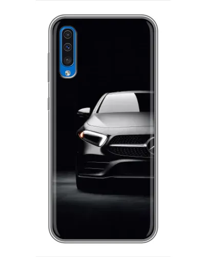 Чехол для Samsung Galaxy A50 2019 (A505F) с картинкой «Свет фар Mercedes» Чехол для Samsung Galaxy A50 2019 (A505F) с картинкой «Свет фар Mercedes»