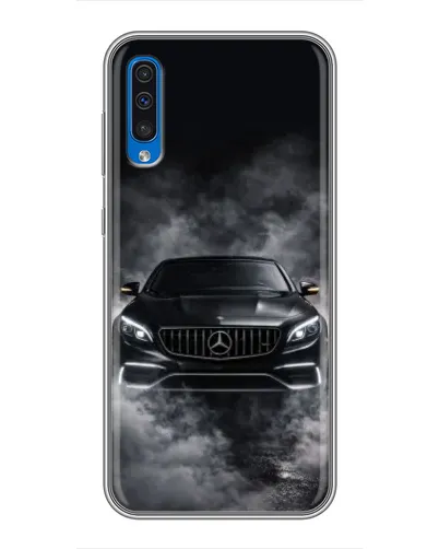 Чехол для Samsung Galaxy A50 2019 (A505F) с картинкой «Mercedes в дыму» Чехол для Samsung Galaxy A50 2019 (A505F) с картинкой «Mercedes в дыму»